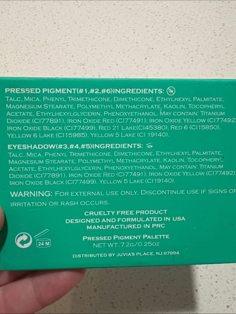 Juvia's Place The Nubian Eyeshadow Palette - Teal Green